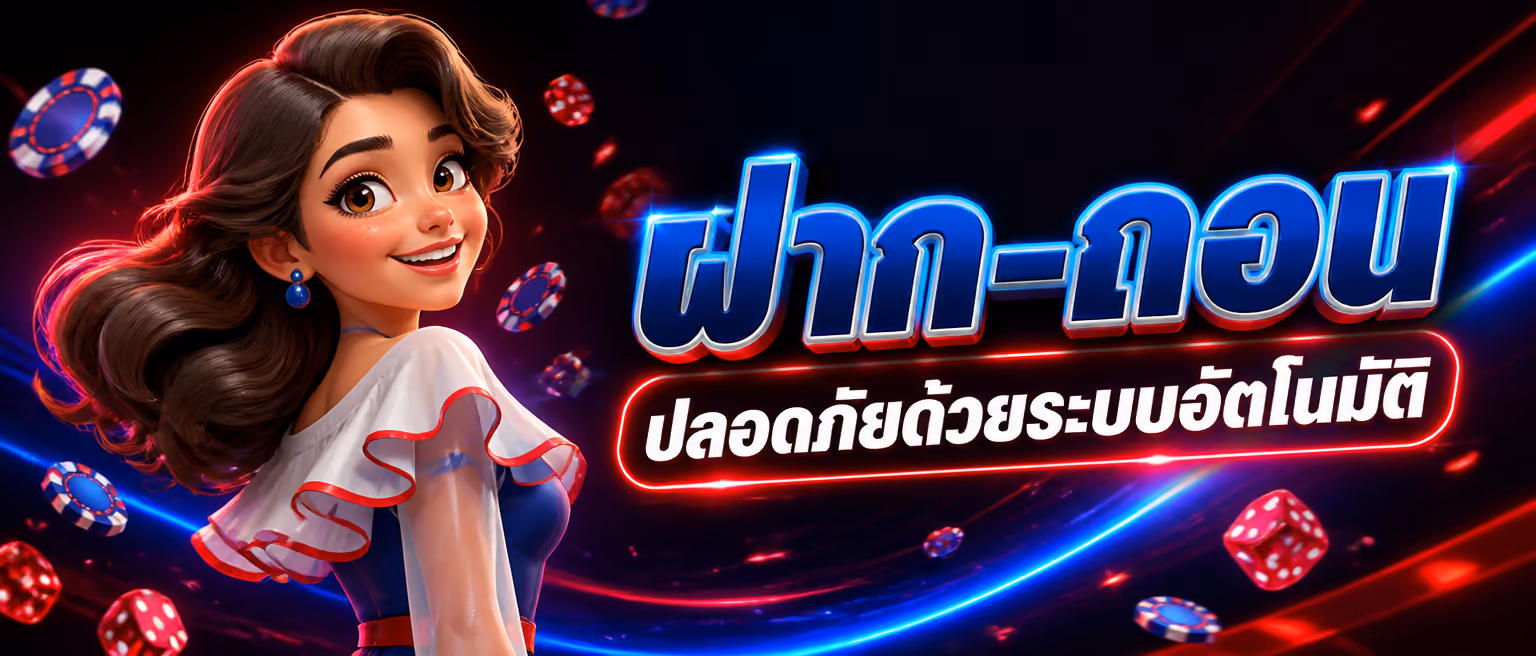 ฝาก-ถอน ปลอดภัยด้วยระบบอัตโนมัติ